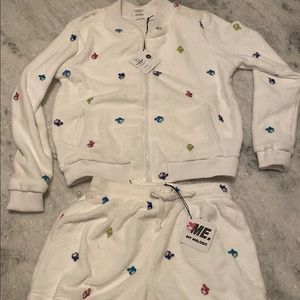 New with tags Sanrio jacket and shorts set